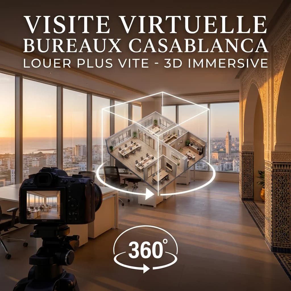 Visite Virtuelle Bureaux Casablanca : Louer Vos Plateaux Plus Vite