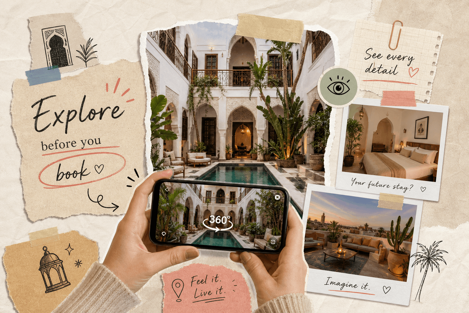 Riad Virtual Tour See Everything Before You Book