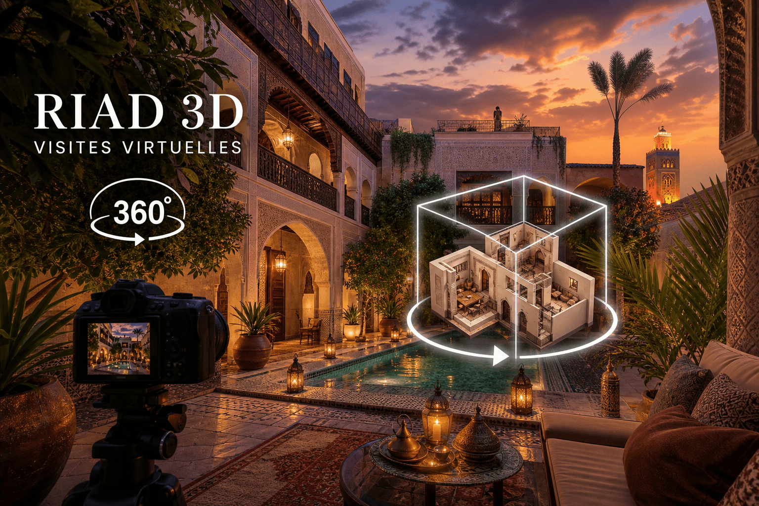 Riad 3D au Maroc : 12 exemples de visites virtuelles
