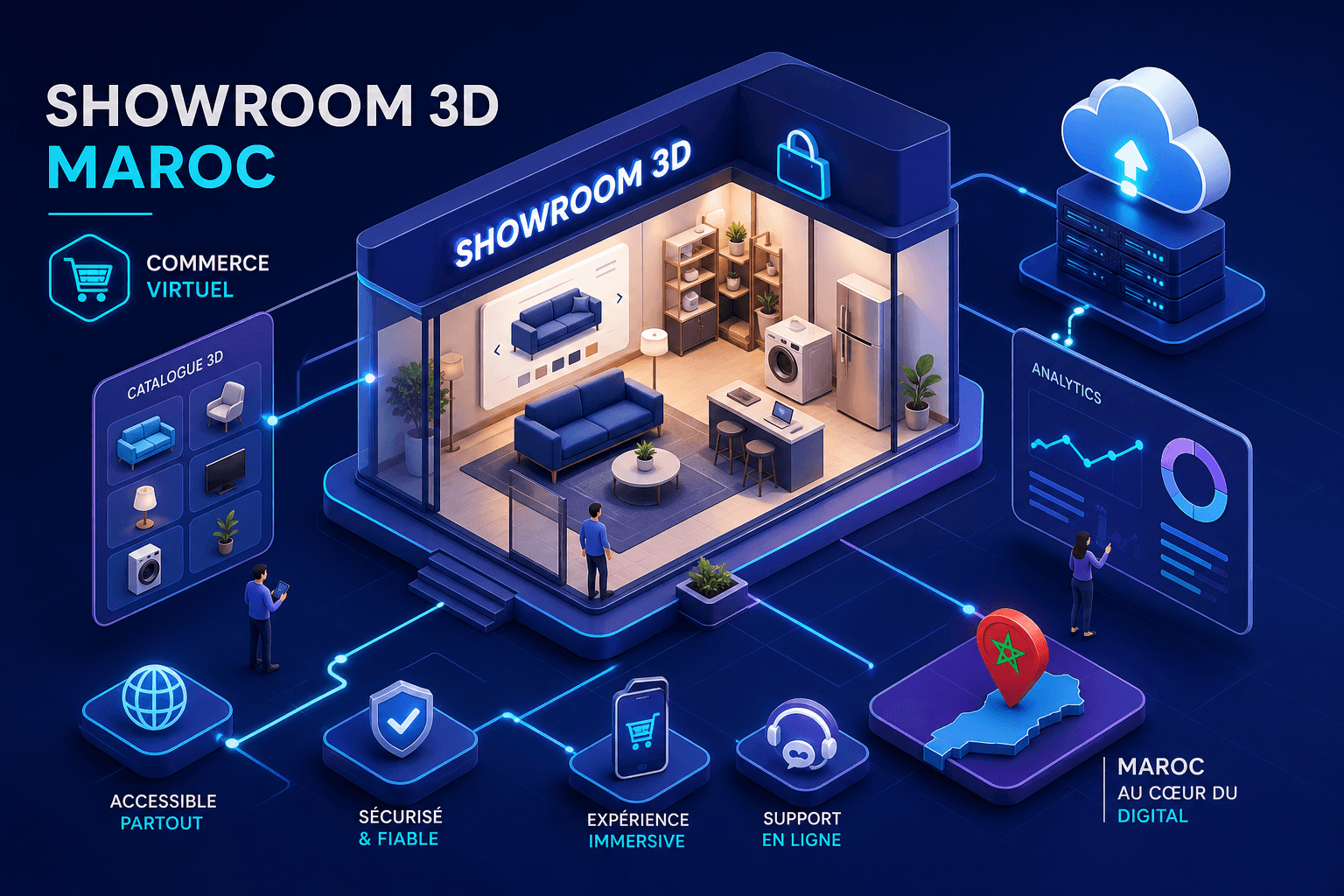 3D Showroom Morocco The Virtual Commerce Revolution